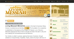Desktop Screenshot of livingmessiah.com