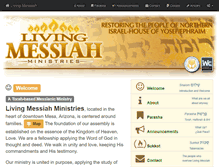 Tablet Screenshot of livingmessiah.com